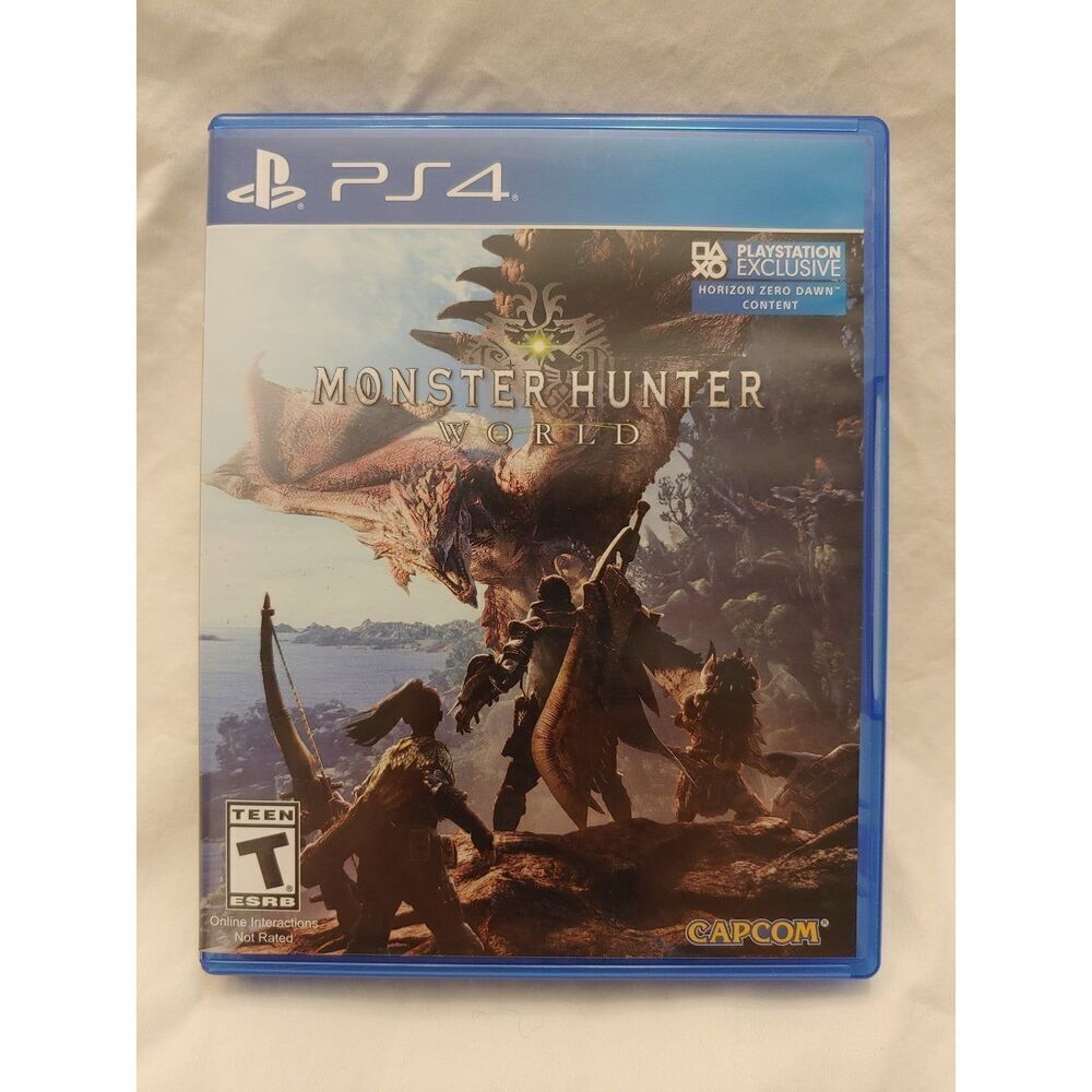 Monster Hunter WORLD Sony Playstation 4 PS4 Blu-Ray Disc Game